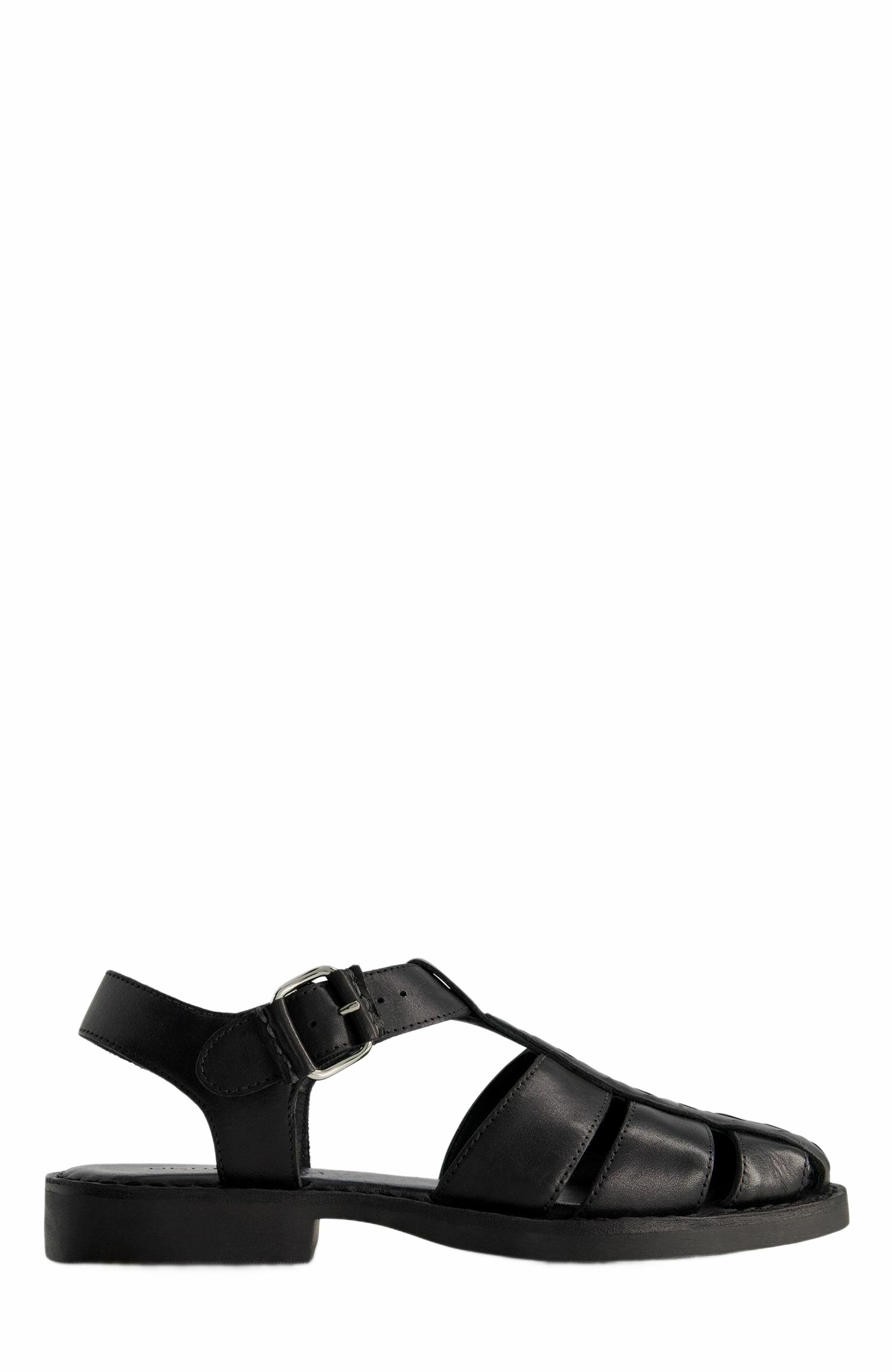 Bernardo Footwear Pippa Fisherman Sandal, Alternate, color, Black