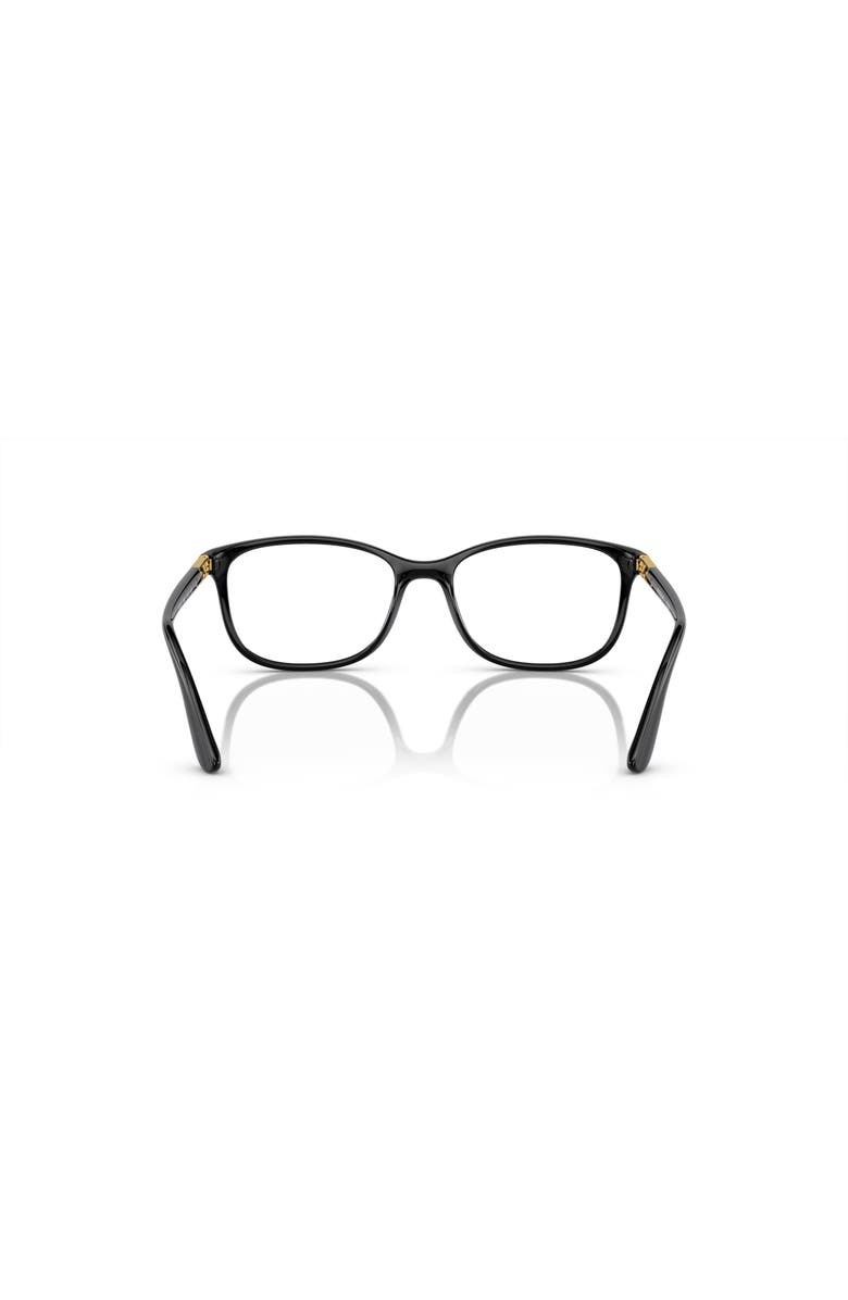 Vogue Eyewear 53mm Rectangle optical glasses, Alternate, color, Black