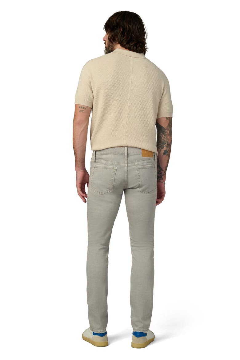 The Asher Slim Fit Twill Pants, Alternate, color, GHOST GRAY