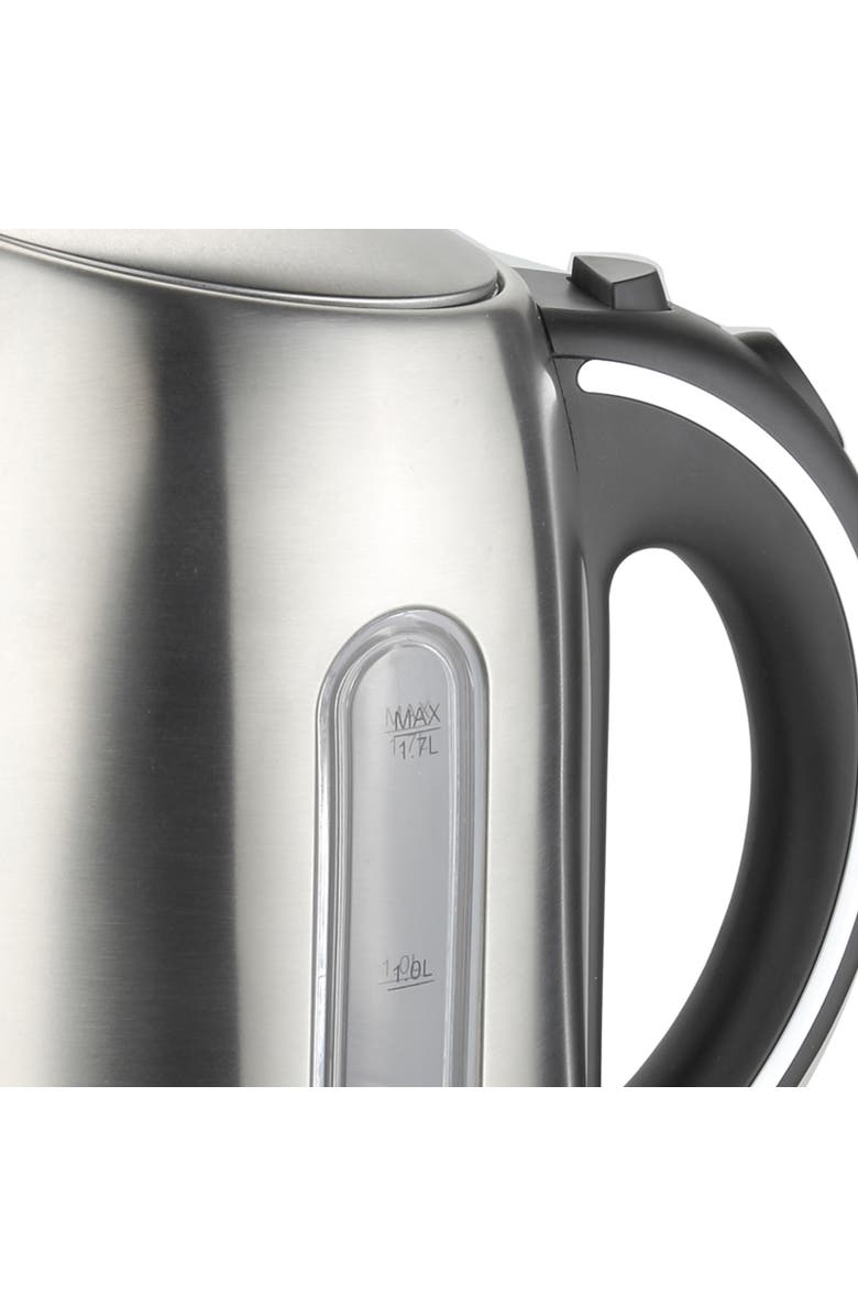 Megachef 1.7Lt. Stainless Steel Electric Tea Kettle, Alternate, color, Grey