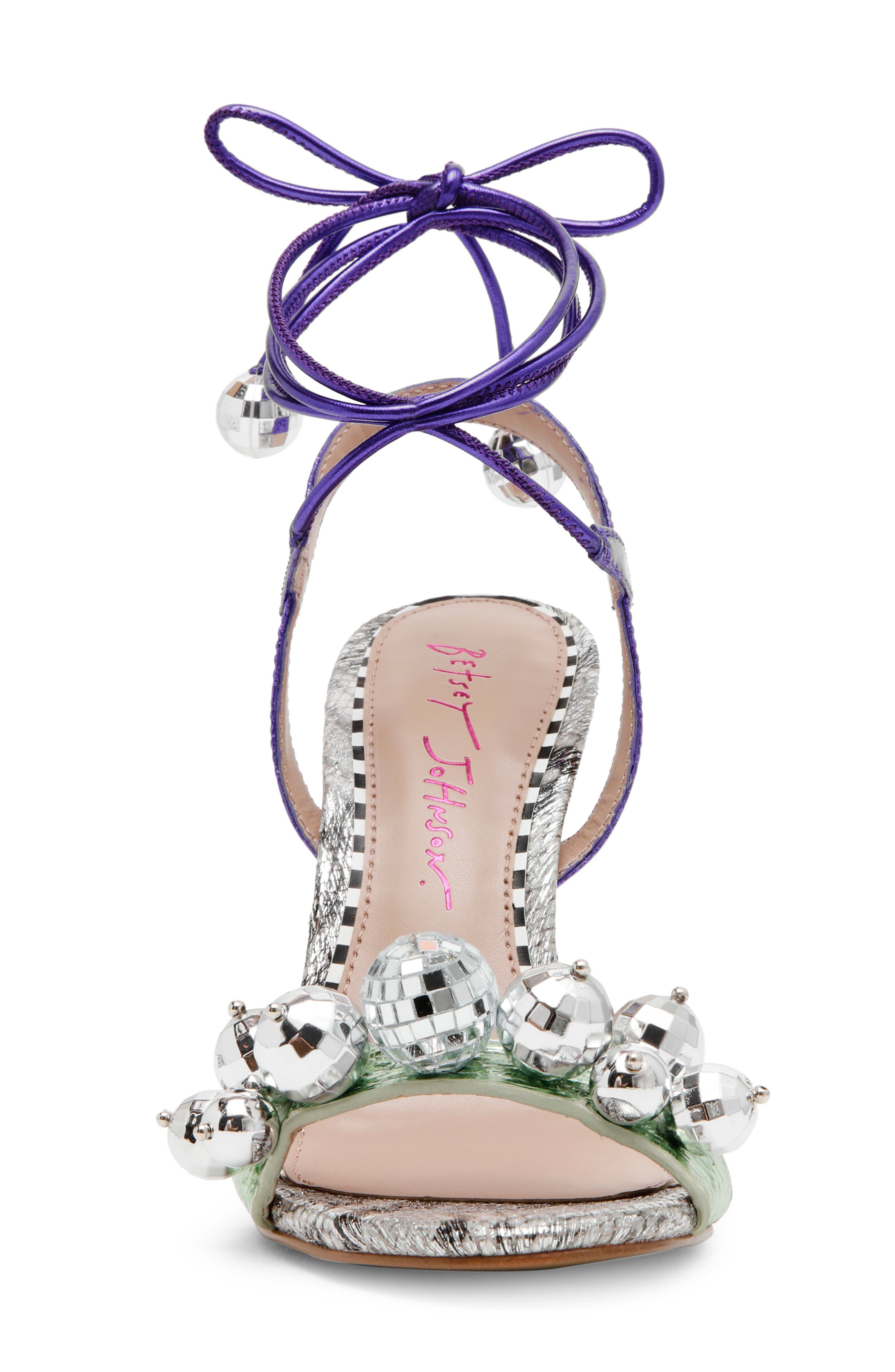 Betsey Johnson Jager Ankle Strap Sandal, Alternate, color, 