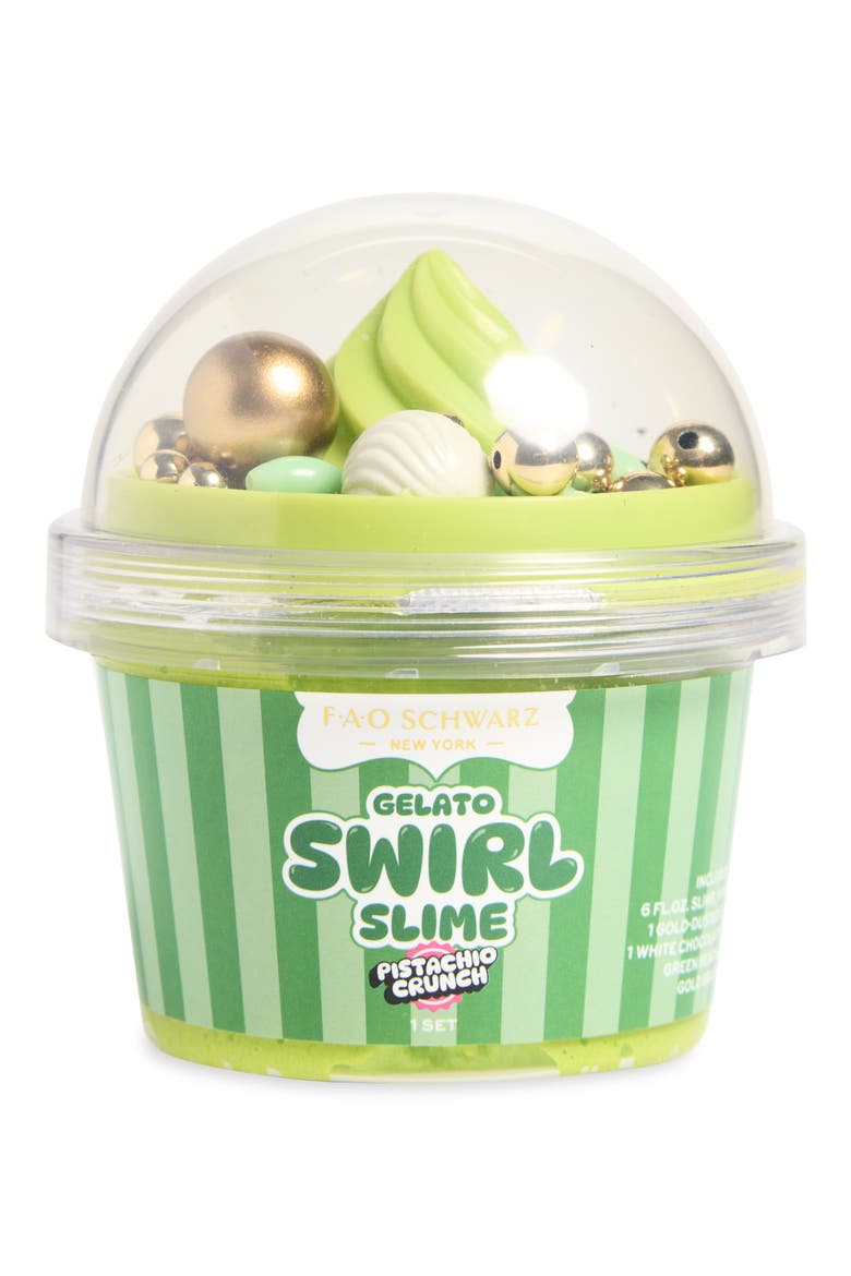 Kids' Gelato Swirl Slime, Main, color, LIGHT/ PASTEL GREEN