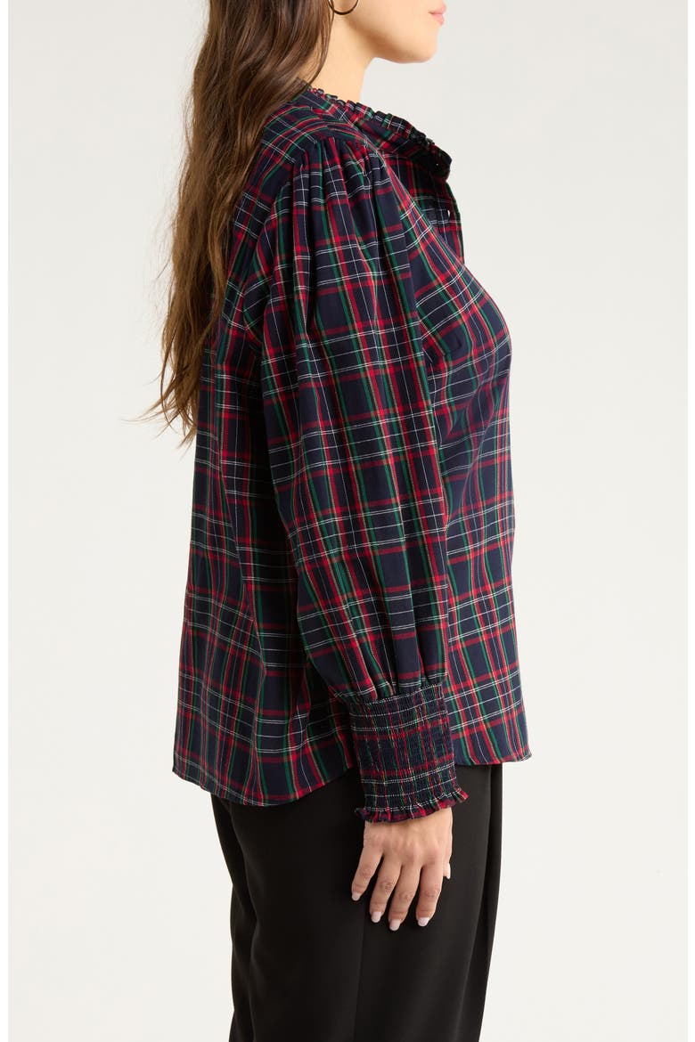 Chapman Plaid Shirt, Alternate, color, NAVY MULTI