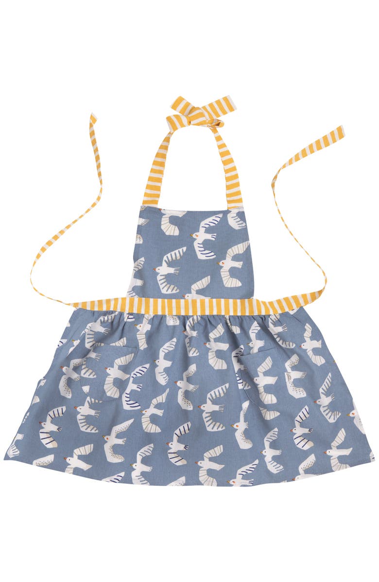 Danica Brands Birdie Apron Set, Alternate, color, Blue