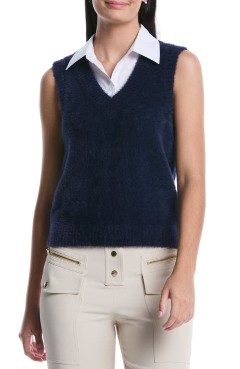 Layered Sweater Vest