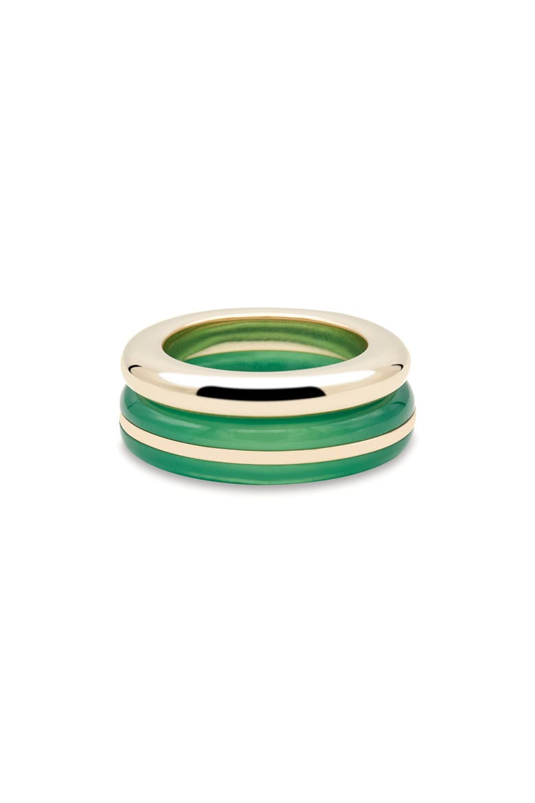 Essential Set of 2 Stack Rings, Main, color, GREEN