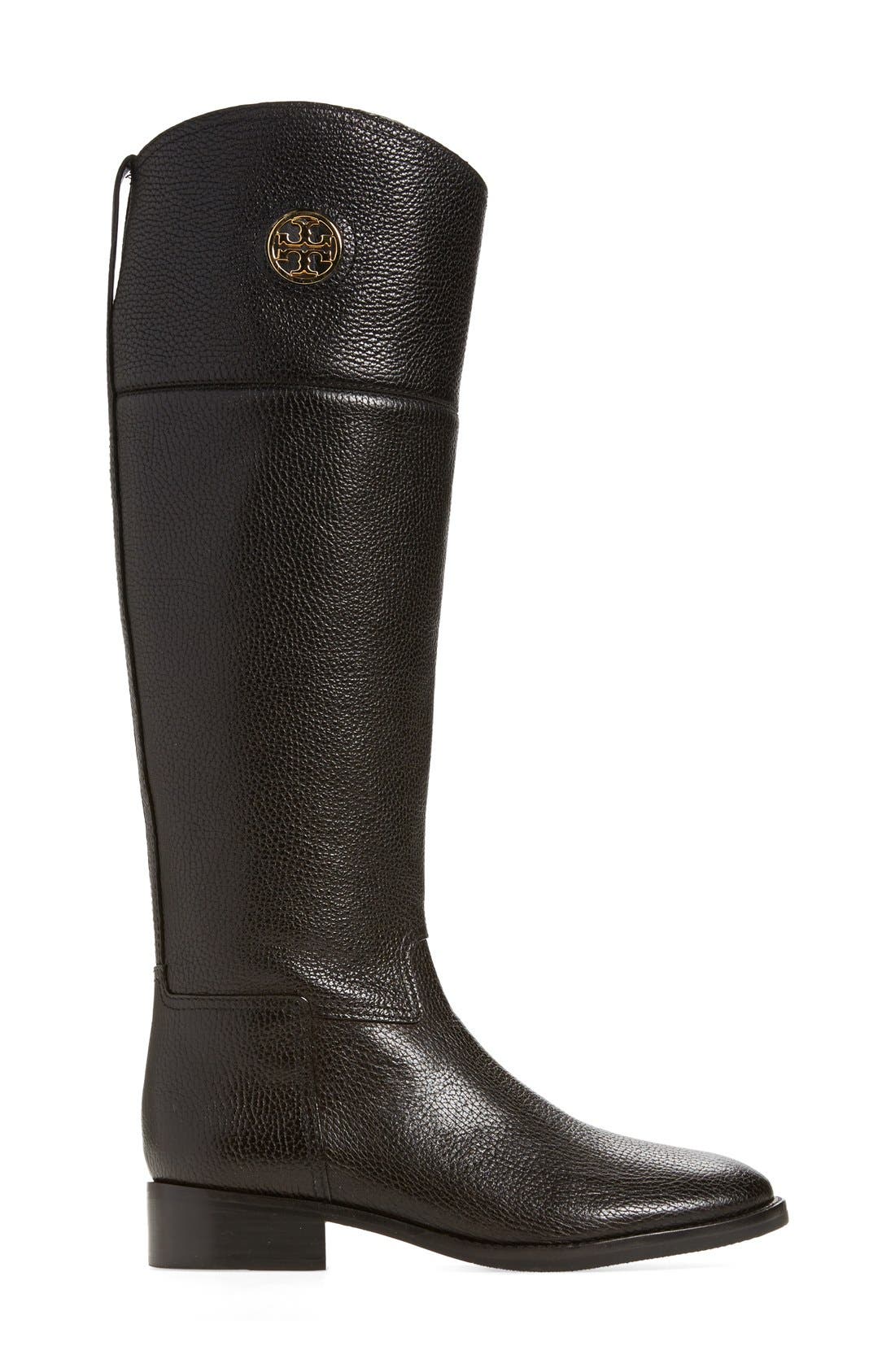 Tory Burch 'Junction' Riding Boot, Alternate, color, 