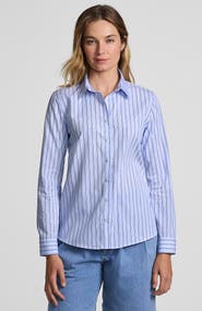 Lands' End No Iron Button Front Shirt