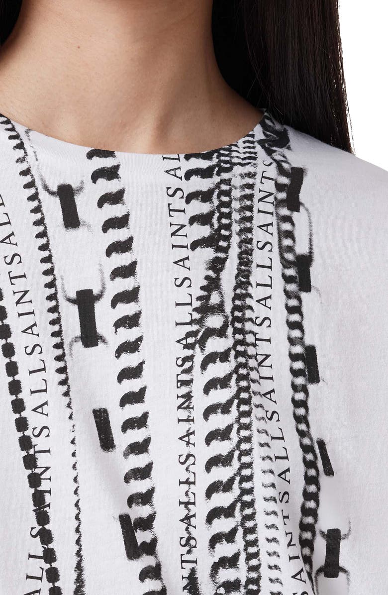 AllSaints Metallo Briar Chain Cotton Graphic T-Shirt, Alternate, color,