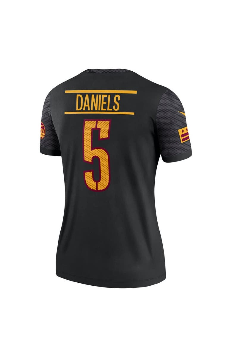 Nike Women's Nike Jayden Daniels Black Washington Commanders Legend Player Performance Top, Alternate, color, Black
