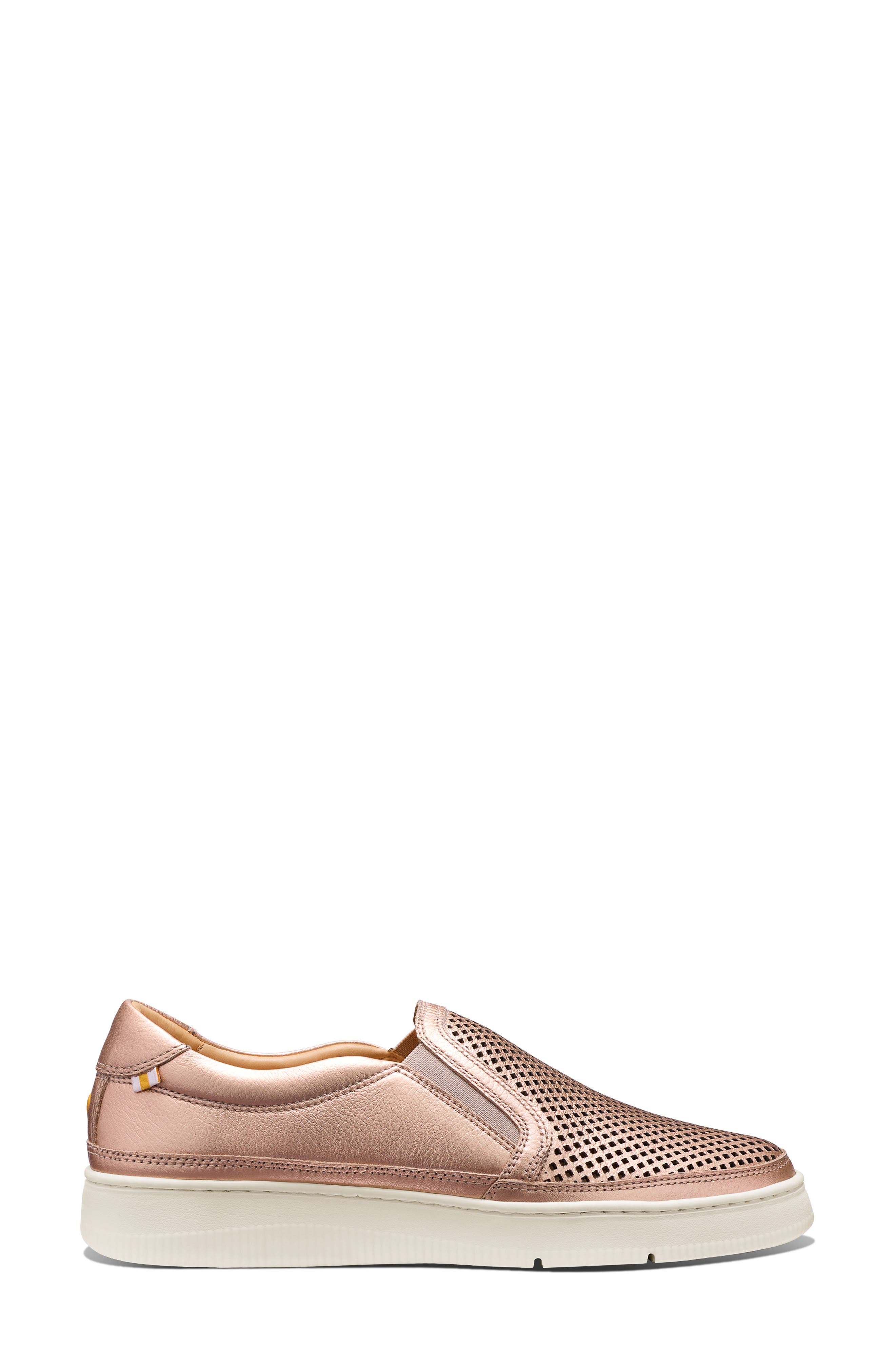 Featherlight Laguna Slip-On Sneaker, Alternate, color, ROSE GOLD METALLIC LEATHER