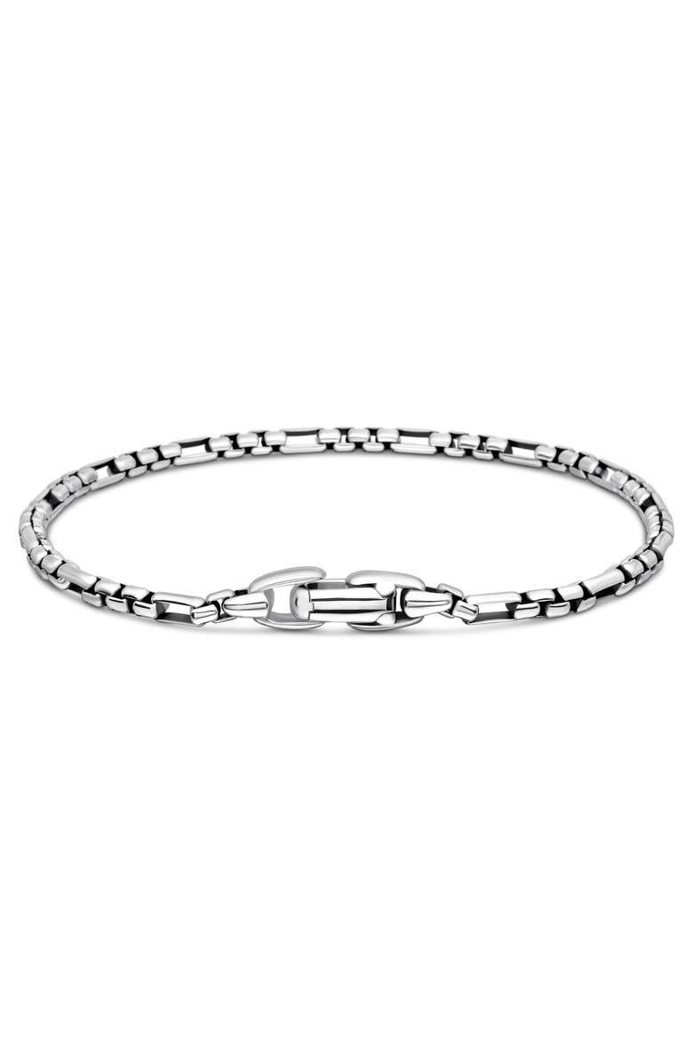 David Yurman Open Station Box Chain Bracelet, 3mm, Alternate, color, 