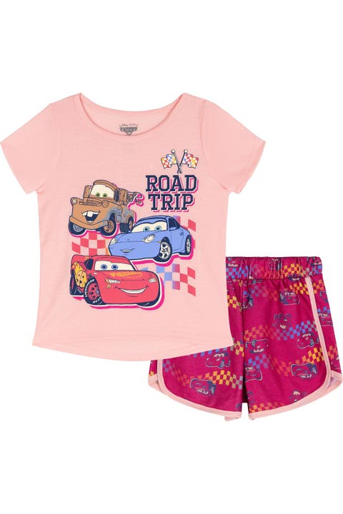 Cars 2-Piece T-Shirt and Dolphin Shorts Set
