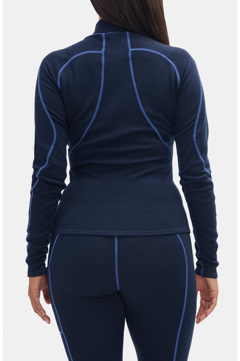 Fay Base Layer Top, Alternate, color, NAVY