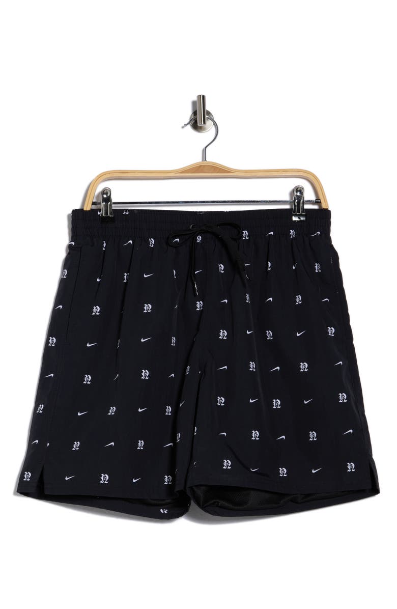 Nike 7-Inch Volley Swim Trunks, Alternate, color, Black