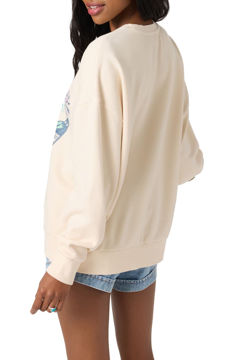 Solis Fleece Graphic Sweatshirt, Alternate, color, TAPIOCA