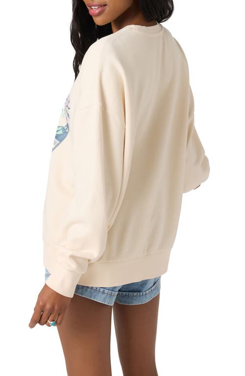 O'neill Solis Fleece Graphic Sweatshirt In Nude