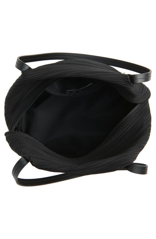 Issey Miyake Pleats Please  Bias Pleated Handbag Pp57ag552 In Black