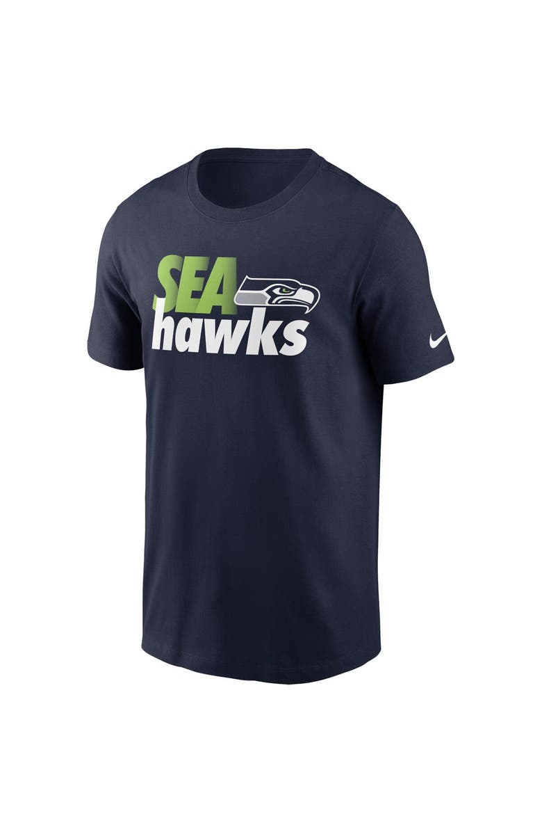 Nike Men's Nike College Navy Seattle Seahawks Hometown Collection Team T-Shirt, Alternate, color, Navy
