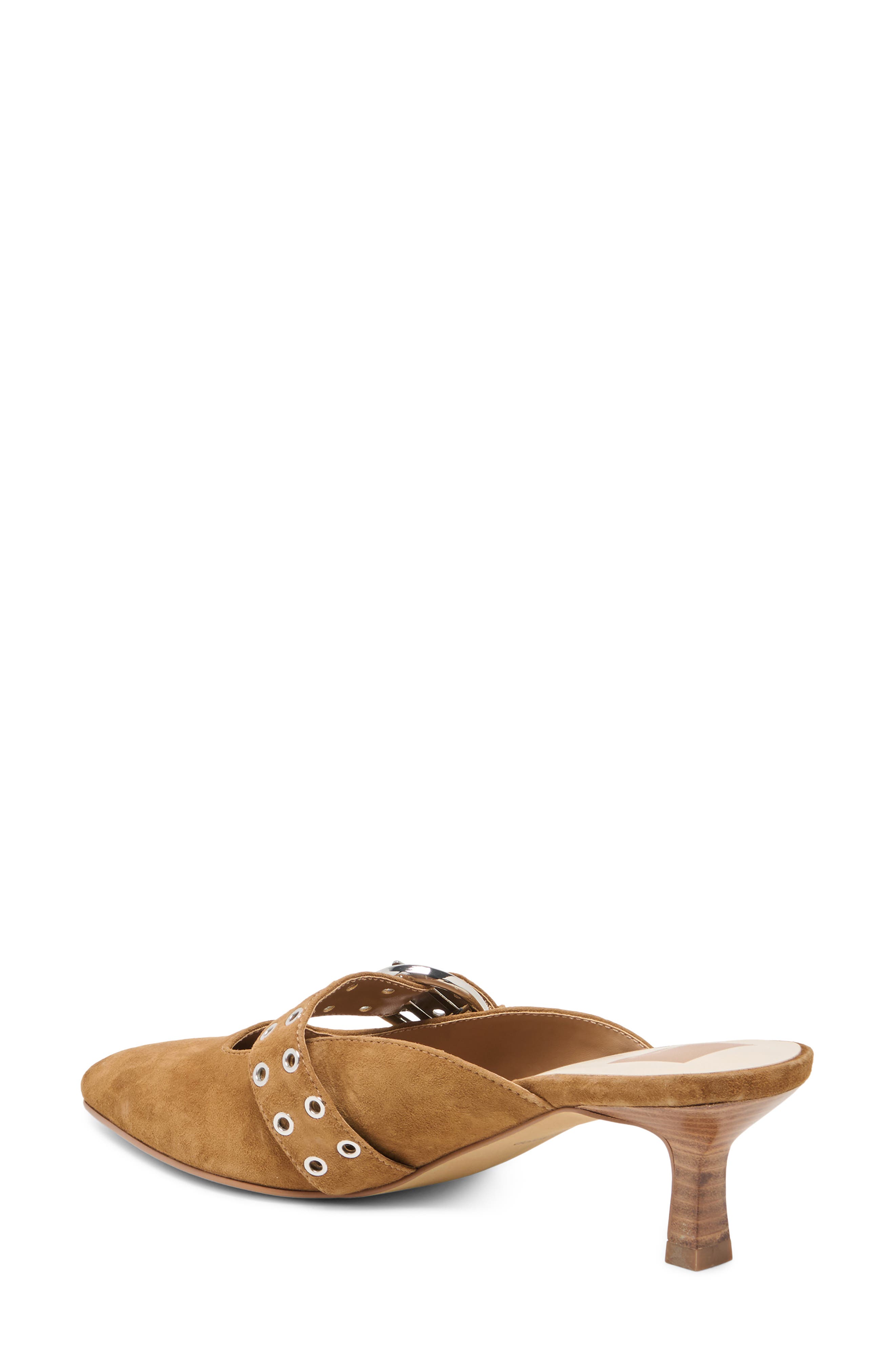 Cyrah Mule, Alternate, color, COGNAC SUEDE