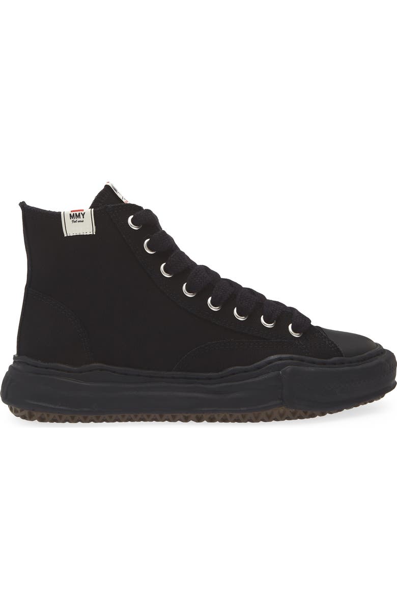 Maison MIHARA YASUHIRO Peterson High Top Sneaker, Alternate, color, Black/ Black