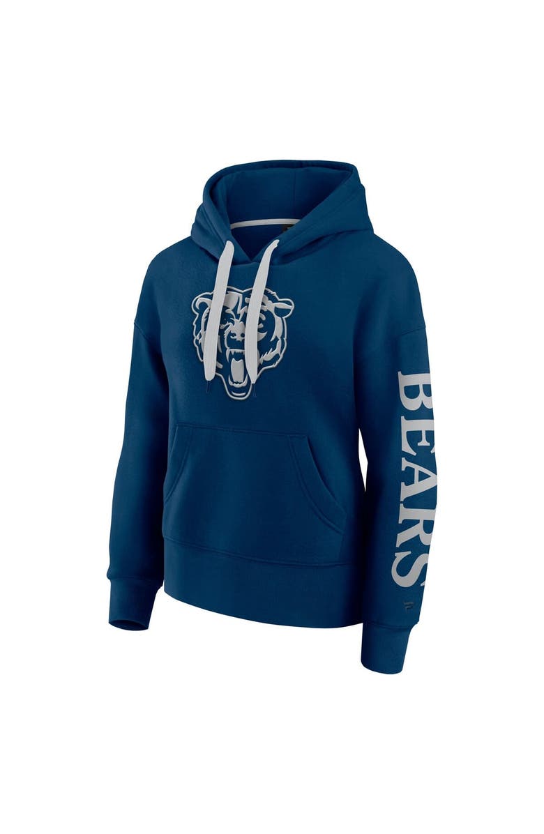 FANATICS Women's Fanatics  Navy Chicago Bears Elements Next Pullover Hoodie, Alternate, color, 