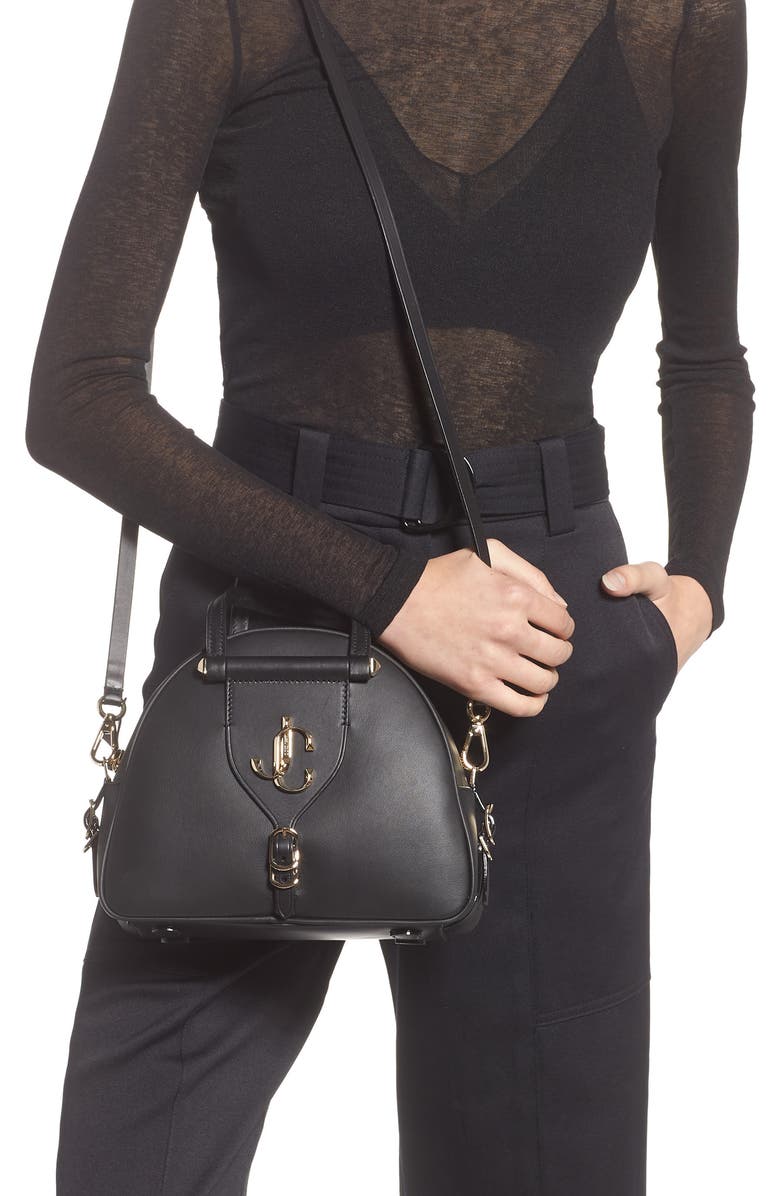 Jimmy Choo Varenne Leather Crossbody Bag, Alternate, color,