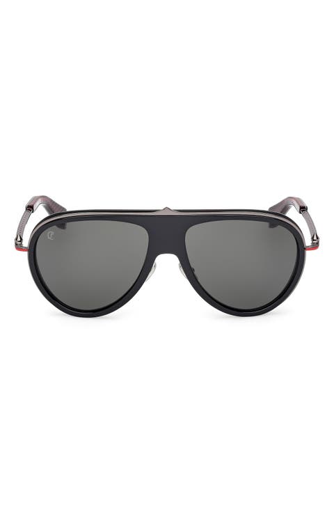 63mm Pilot Sunglasses