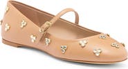 Stuart Weitzman Tammy Crystal Mary Jane Flat