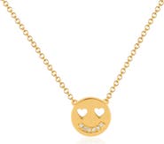 EF Collection Diamond Happiness Pendant Necklace