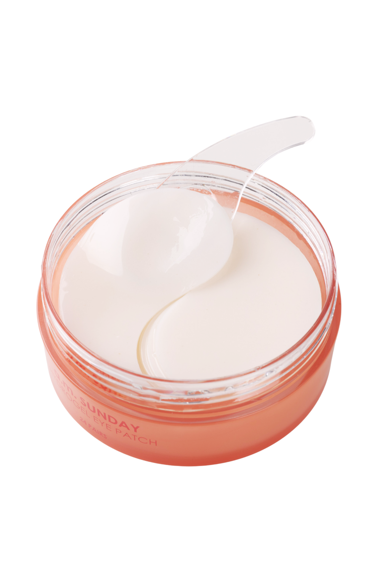 a.m. Sunday Hydrogel Eye Patch, Alternate, color, White