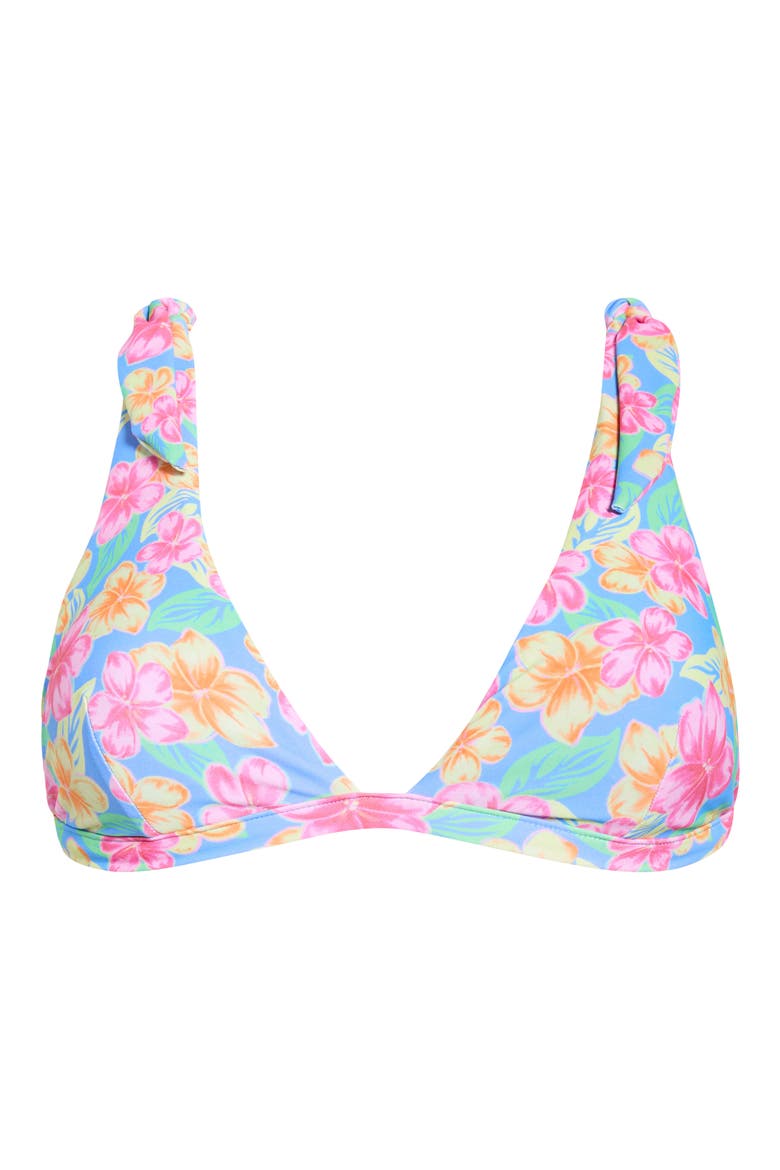 Malibu Cove Reversible Deep V Bikini Top, Alternate, color, BLUE
