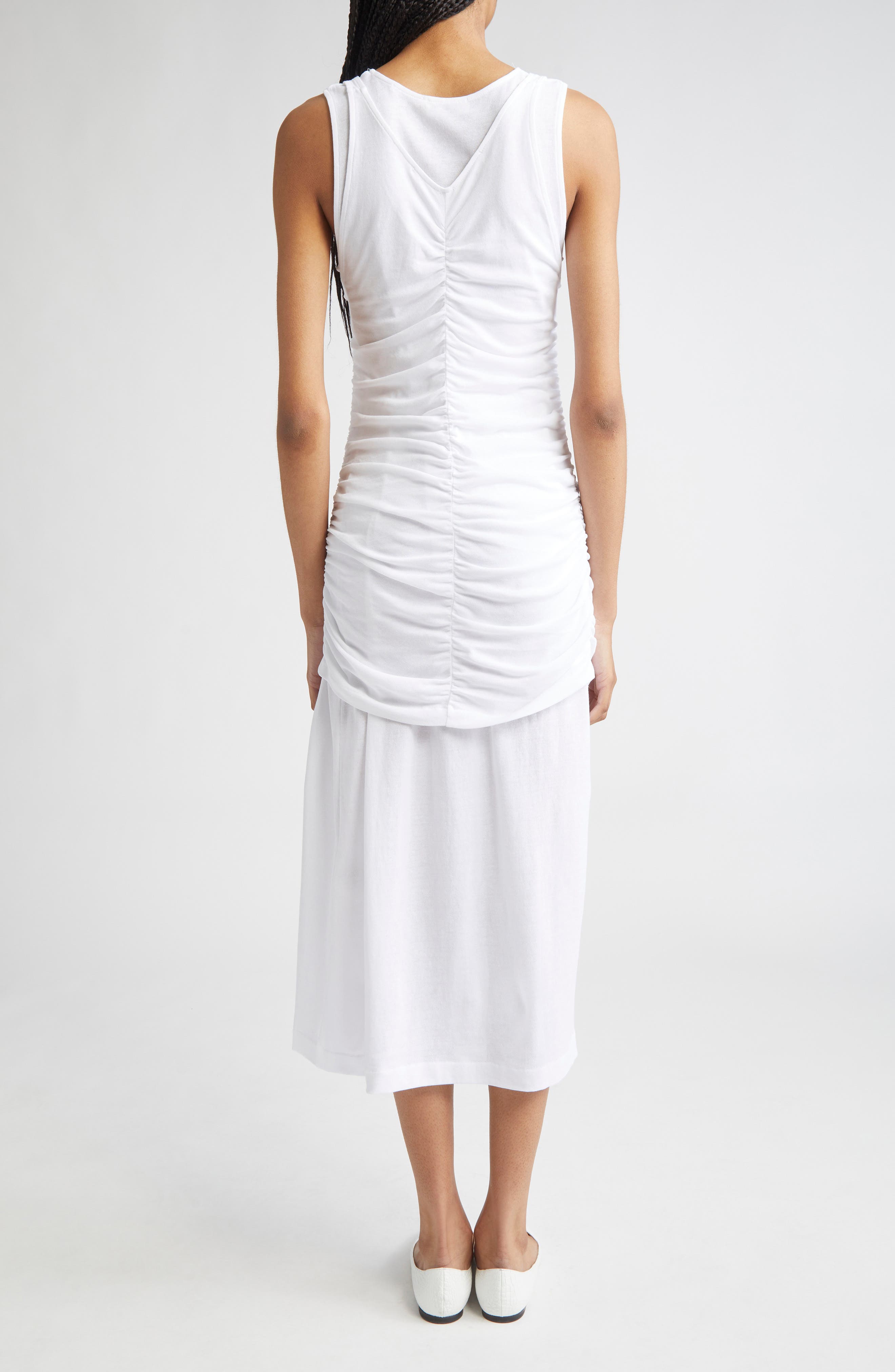 Romana Two-Piece Layered Semisheer Tank Dress - image 2