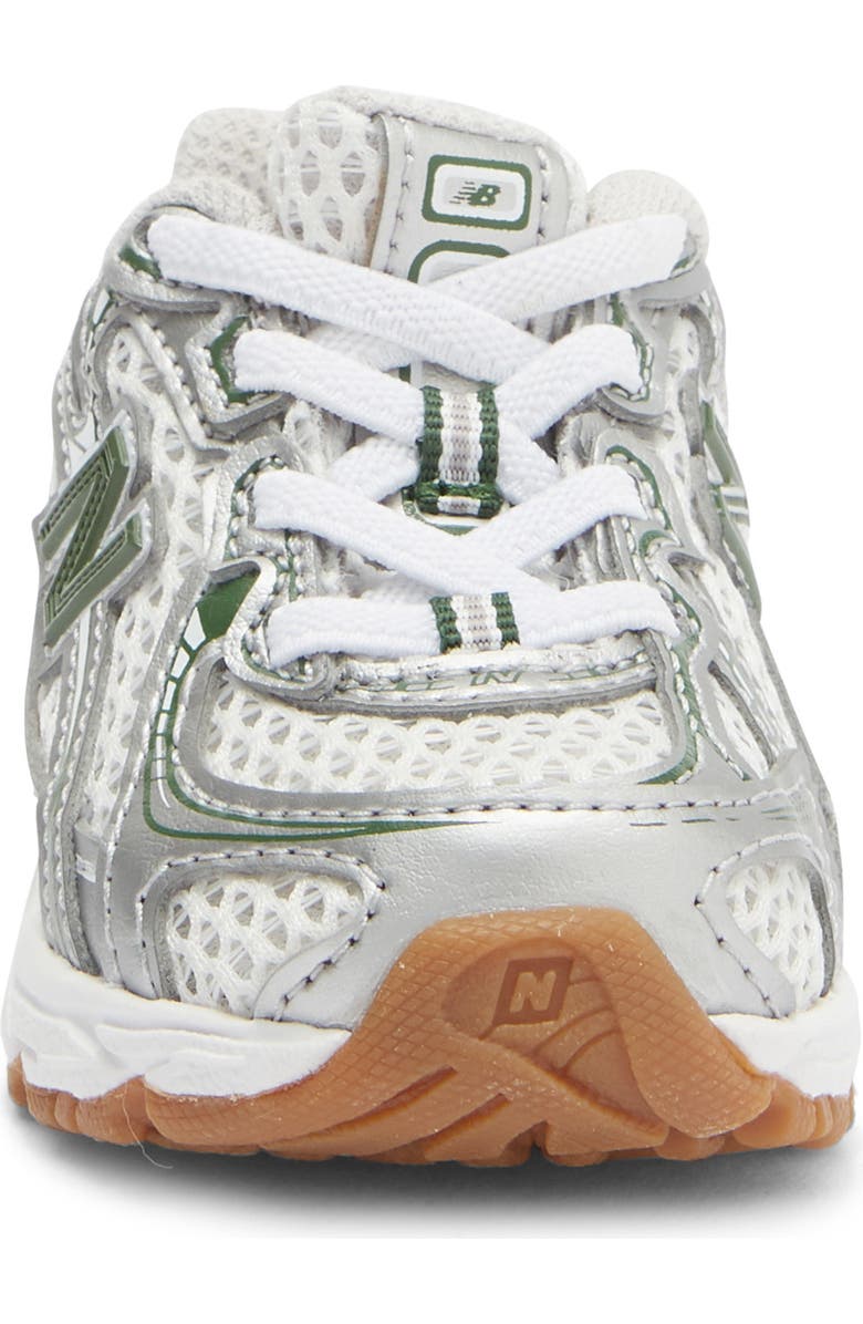 New Balance Kids' 740 Sneaker, Alternate, color, Silver/ Dark Alpine Green