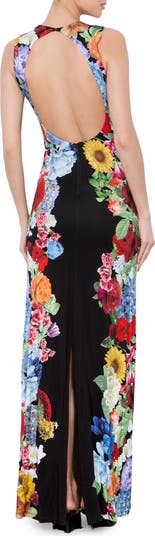Alice+Olivia■Delora Open Back Maxi Dress■ドレス 0400021791066_NATURALBEAUTY?