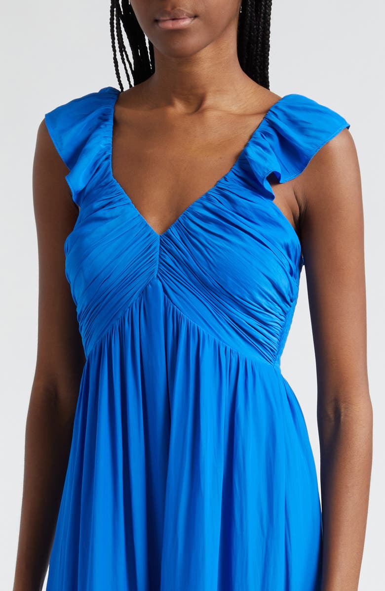 Ramy Brook Nelly Tiered Hem Dress, Alternate, color, Marrakech Blue