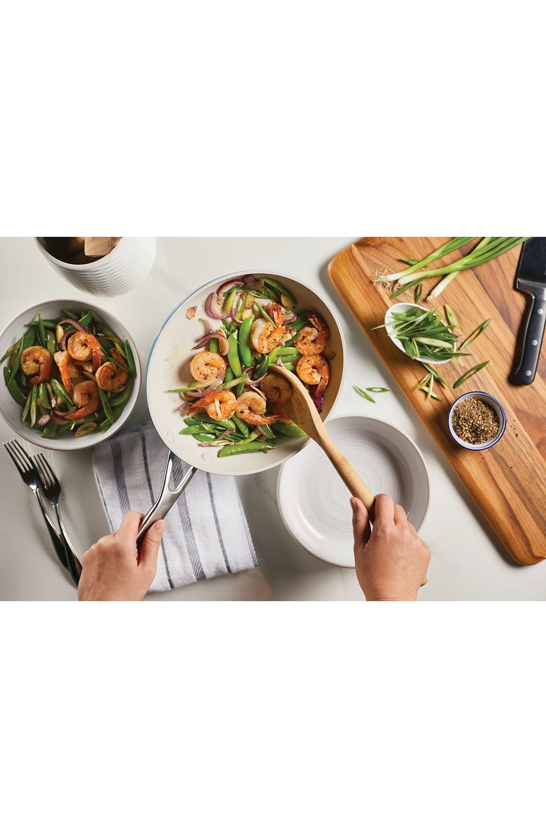 KITCHENAID 10-Inch Hard Anodized Ceramic Nonstick Fry Pan, Alternate, color, Blue Velvet