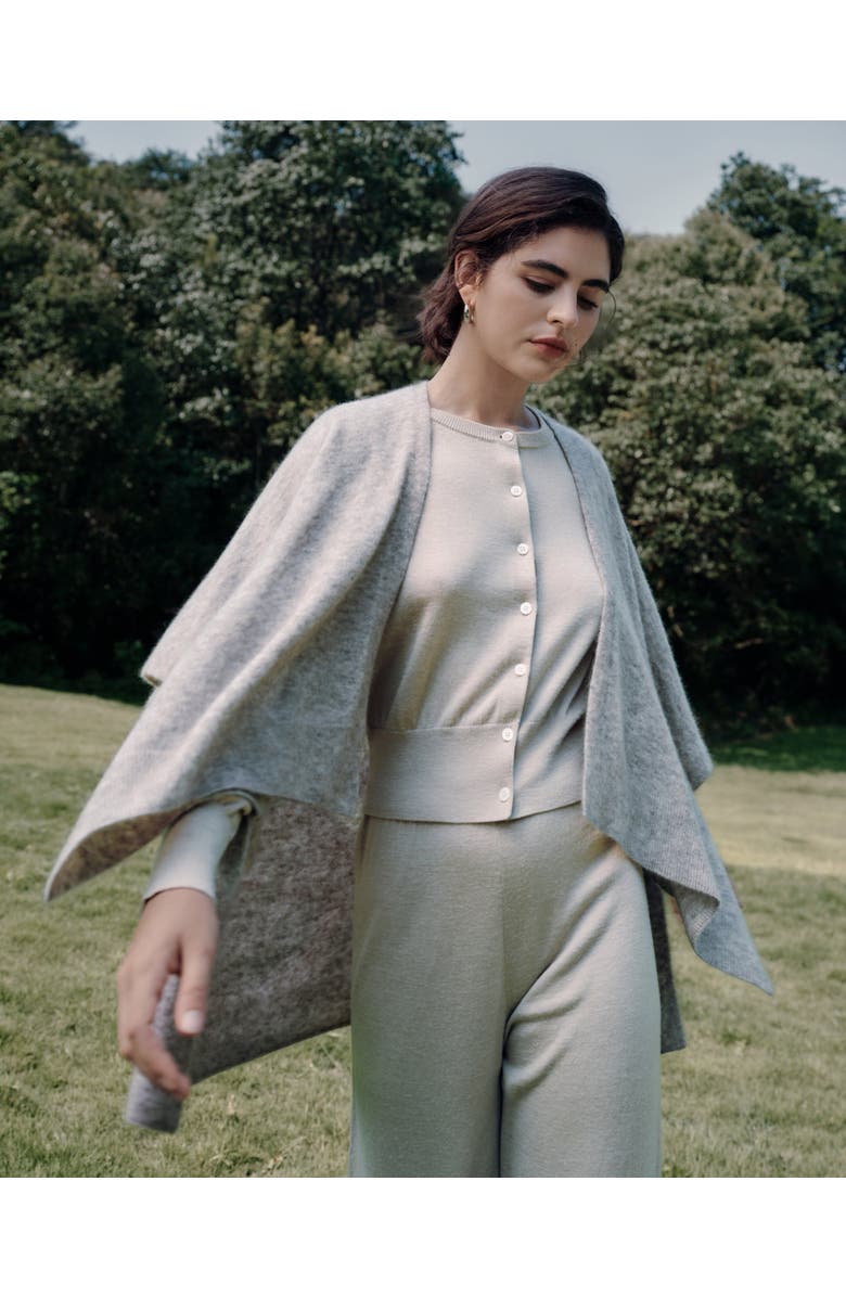 JUANA Liora Knitted Cardigan, Alternate, color, Beige