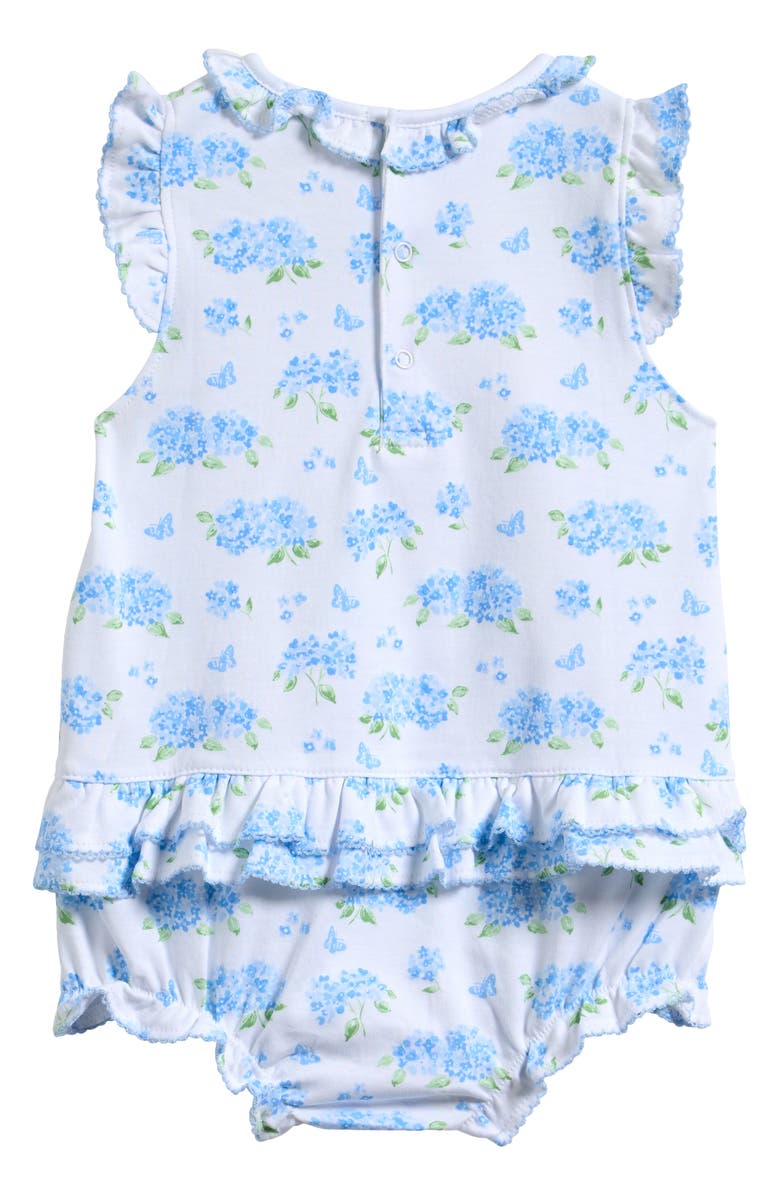 Kissy Kissy Bubble Pima Cotton Romper, Alternate, color, 