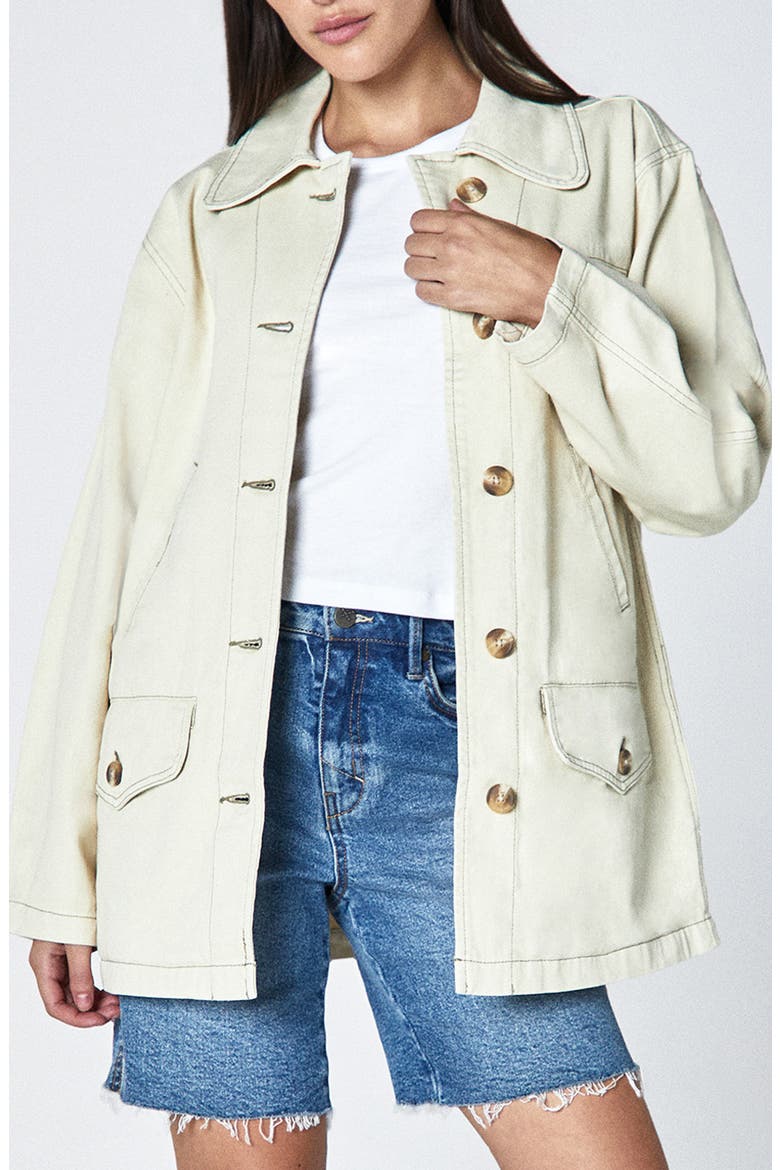 Ari Cotton Jacket, Alternate, color, BLANCH