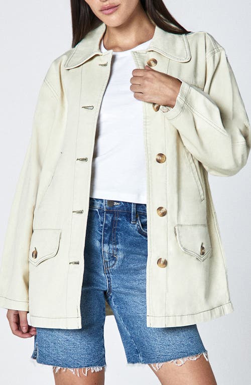Unpublished Ari Chore Jacket In Beige In Blanch
