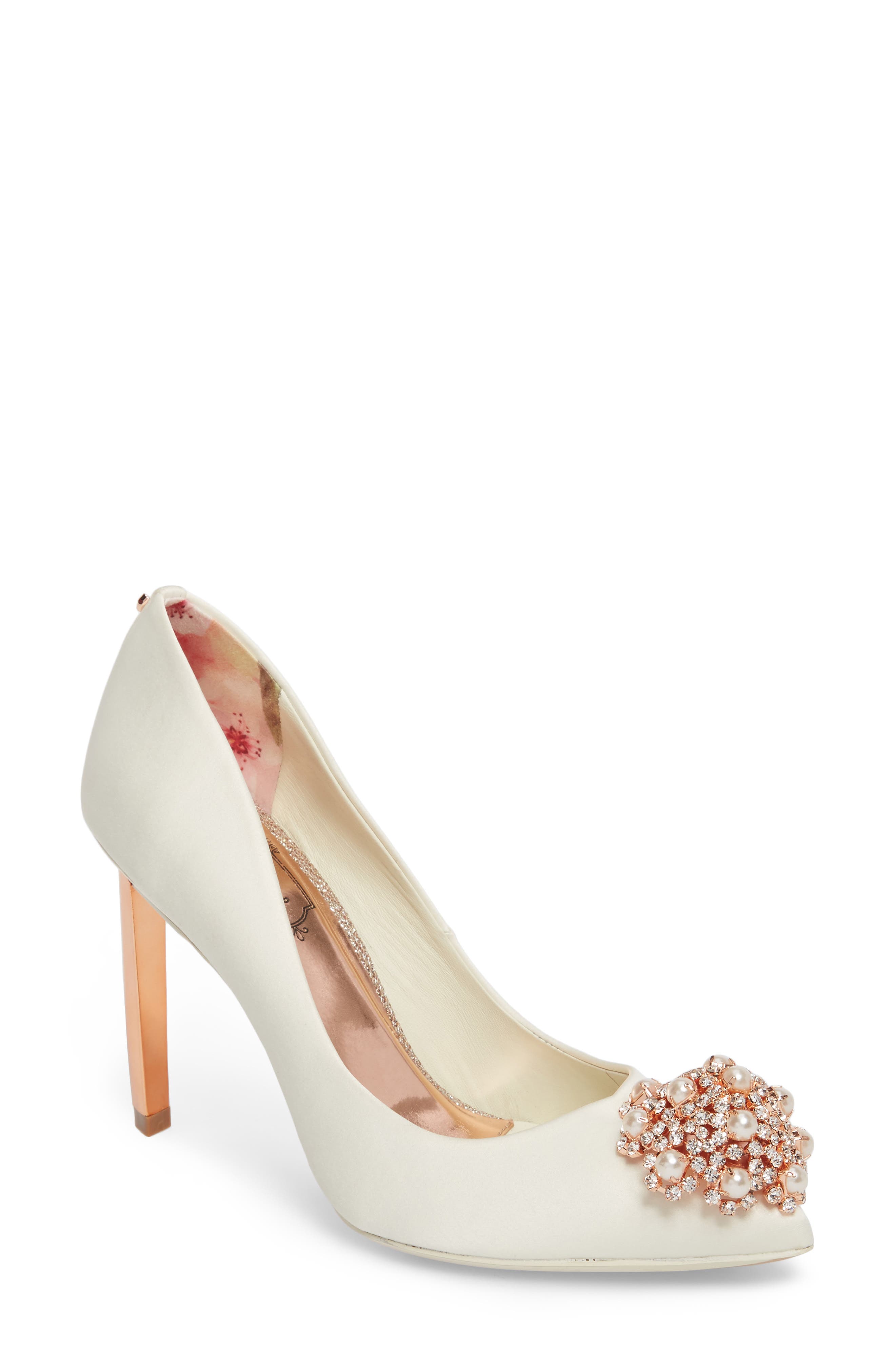 Ted Baker London 'Peetch' Pointy Toe Pump, Main, color, 