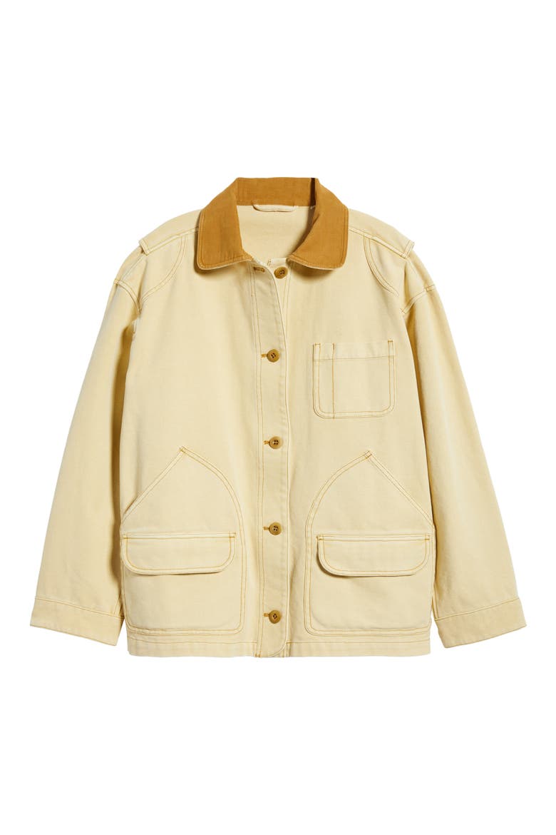 Pascual Barn Jacket, Alternate, color, STRAW