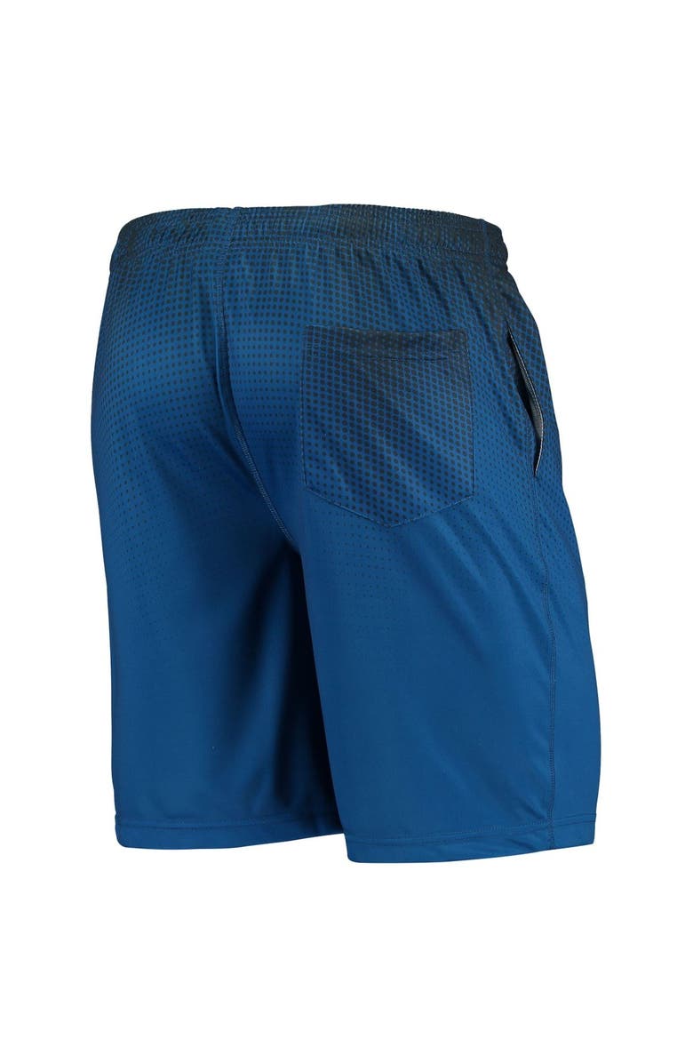 FOCO Men's FOCO Royal/Black Indianapolis Colts Pixel Gradient Training Shorts, Alternate, color,