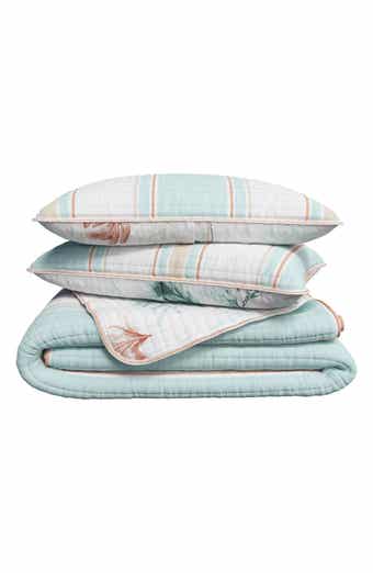 Elevated Coastal Cotton Quilt Set