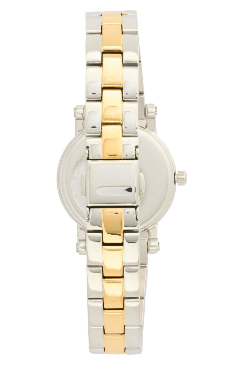 Corey Crystal Bracelet Watch, 38mm, Alternate, color, TWO TONE