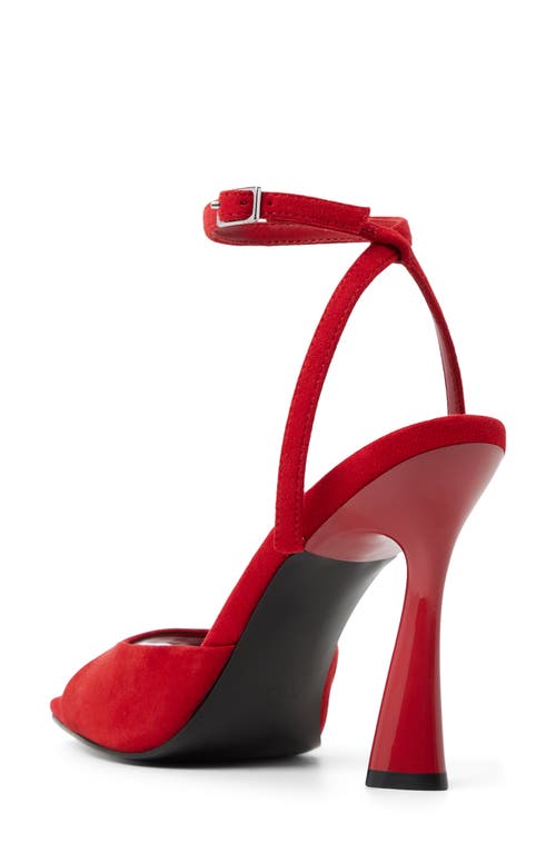 Aldo Valentyna Ankle Strap Sandal In Red