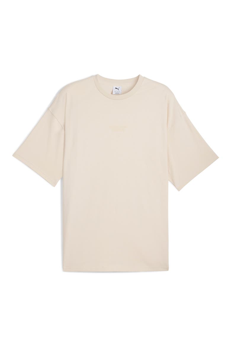 Porsche League Oversize Cotton T-Shirt, Alternate, color, ALPINE SNOW