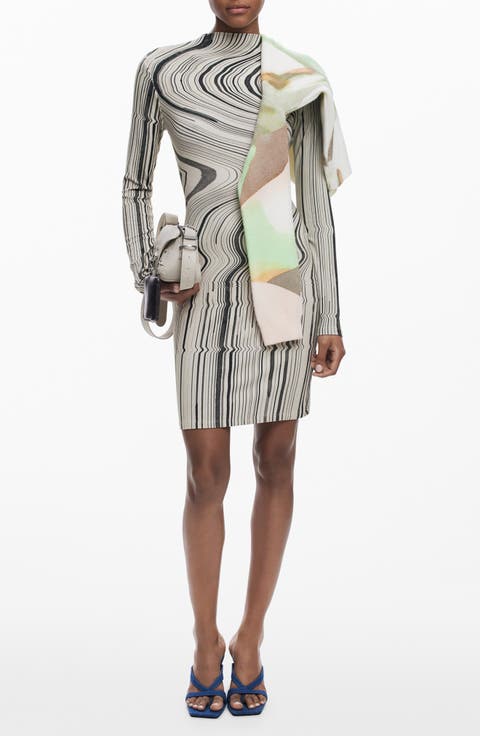 Long Sleeve Sheath Dress