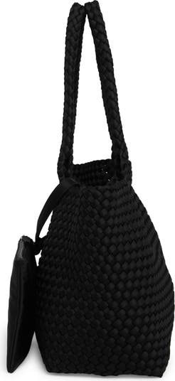Woven Large Tote Bag & Pouch Set